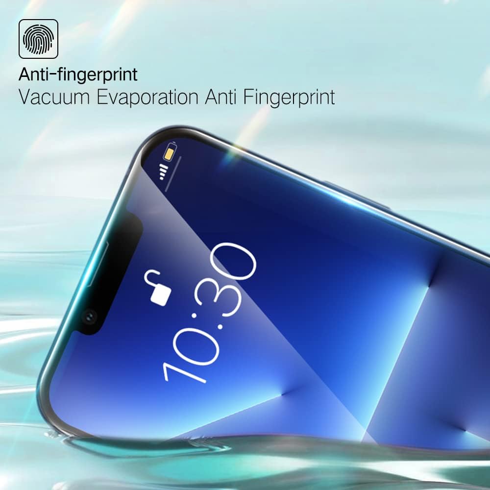 PERFECTSIGHT Sapphire Anti Blue Light Screen Protector Designed for iPhone 13 Pro/iPhone 13, [Medical-Grade Eye Protection] HD Filter 6 Radiations Shatterproof Diamond Hard Tempered Glass (6.1 inch)