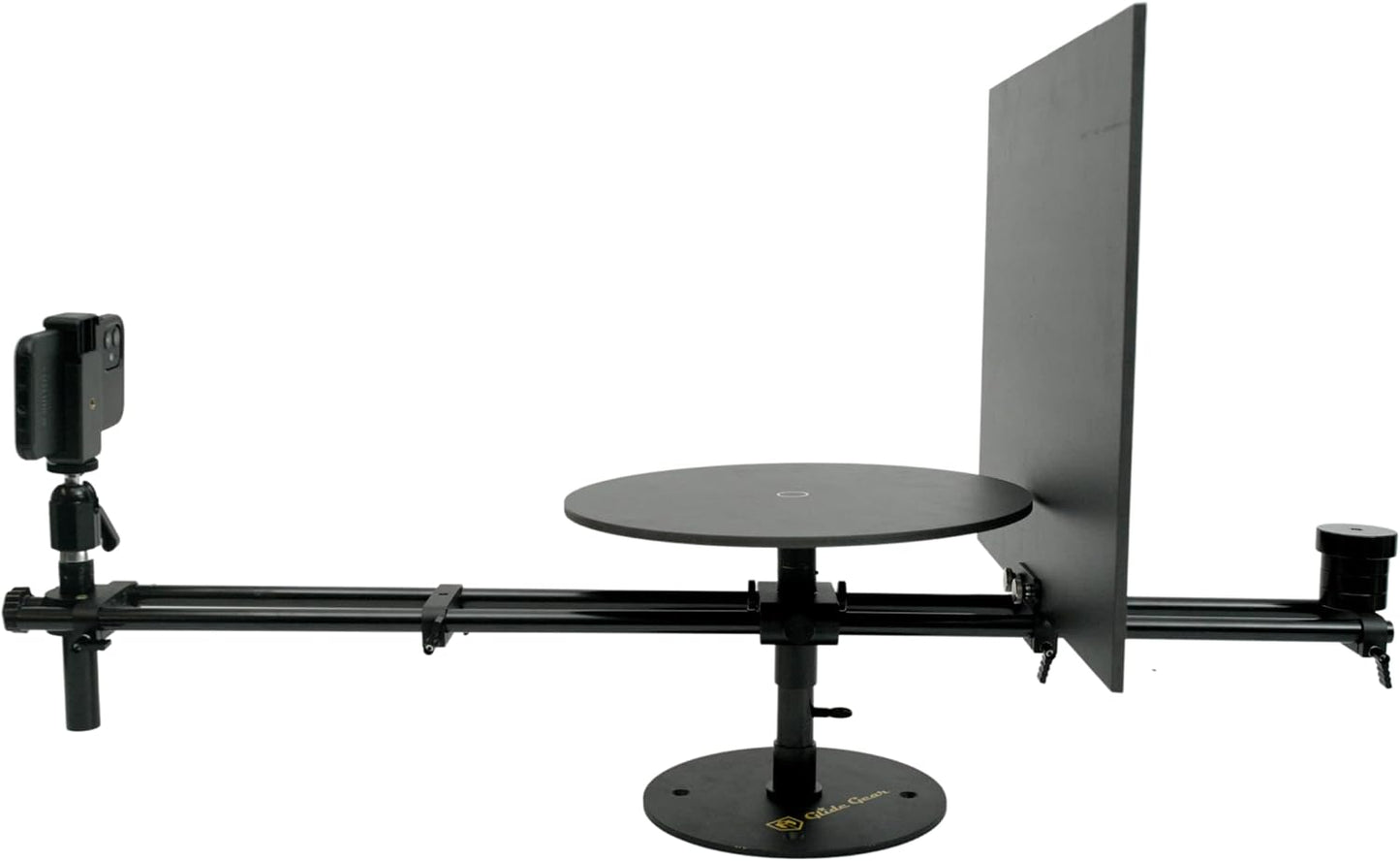 Glide Gear REVO 50 360° Rotating Camera Platform Rig, Adjustable Arm for DSLR or Smartphone, Aluminum Build, Supports Up to 40lbs