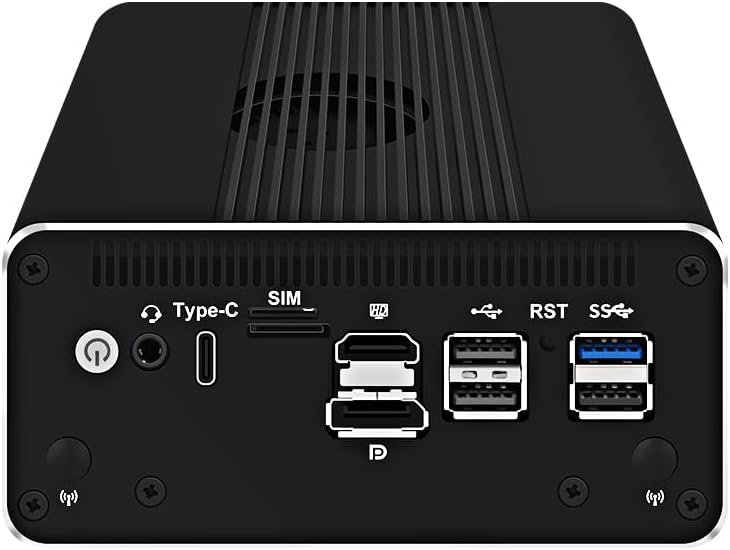 CWWK Intel Alder Lake N100(4C/4T Up to 3.4GHz)/N305(8C/8T Up to 3.8GHz) Dual SFP+10GbE Mini PC|4xIntel I226-V 2.5GbE |DDR5 Memory|PCI-E x4|HDMI+DP+Type-C (10 Gigabit N305, 16G RAM 256G SSD)
