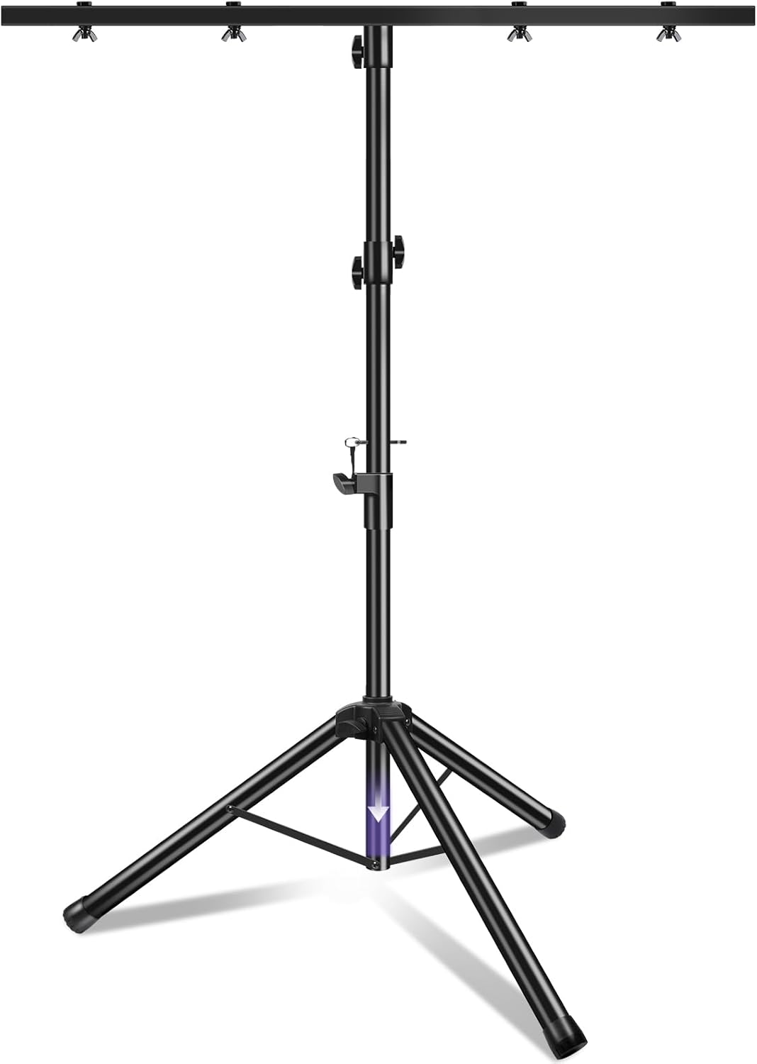 DJ Light Stand Heavy Duty Par Can Tripod T-Bar Stage Lights Stand Adjustable 39-100 Inch DJ Lighting Tripod Mount