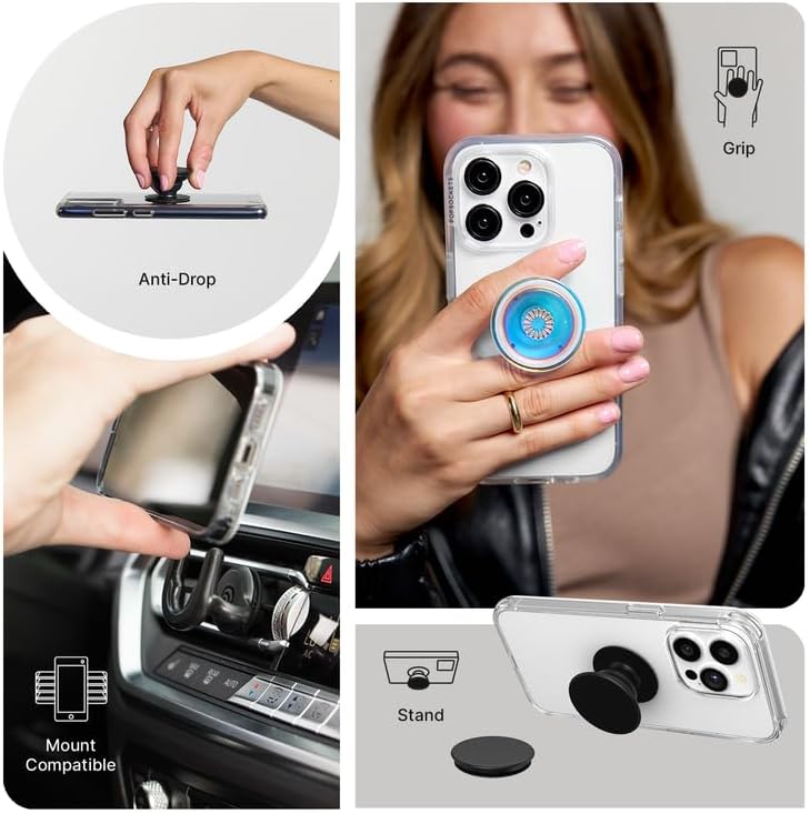 PopSockets Phone Grip with Expanding Kickstand, PopSockets for Phone, Watercolor PopGrip - Chroma Splash