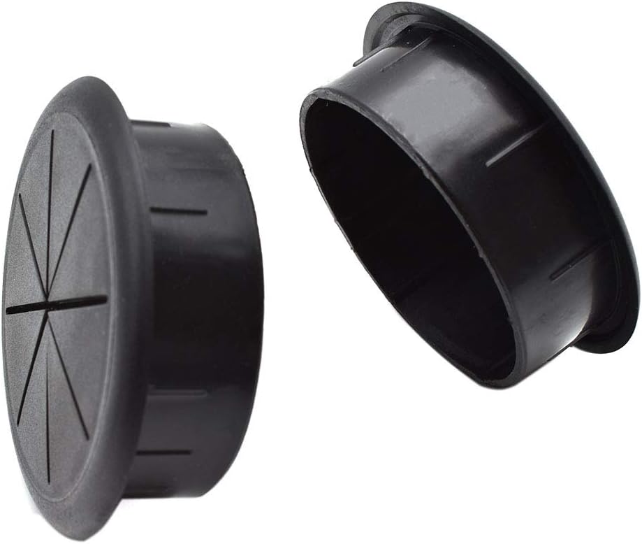 2-3/8 Inch (60mm) Flexible Desk Grommets Wire Cord Hole Cover Cable Organizer for Desktop Equipment Wiring Management and Protection