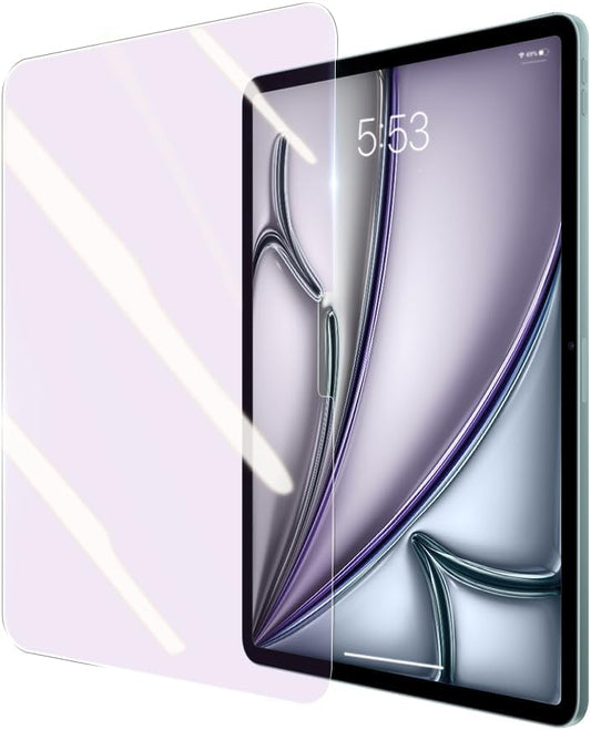 PERFECTSIGHT Anti Blue Light Screen Protector Compatible with iPad Air 11 Inch M3/M2 (7th/6th Generation, 2025/2024), Eye Protection Blue Light Filter, Anti Fingerprint Tempered Glass, 1 Pack