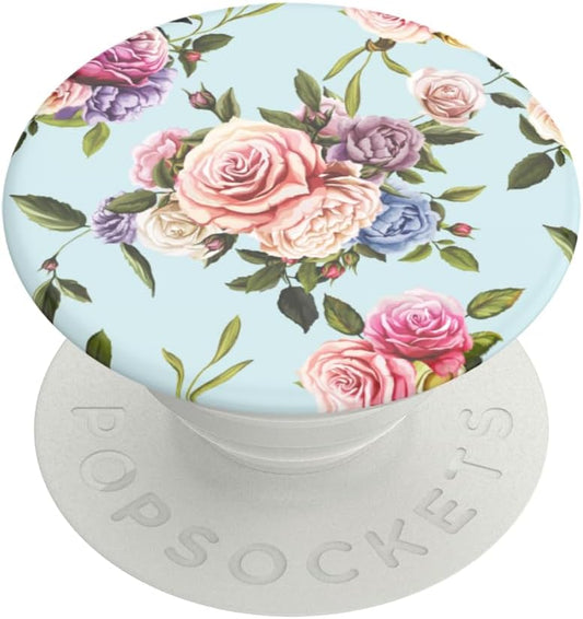 PopSockets Phone Grip with Expanding Kickstand, Adhesive Grip - Retro Wild Rose