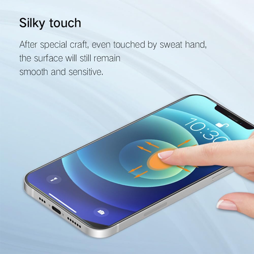 PERFECTSIGHT Screen Protector Compatible with Apple iPhone 12 Pro Max 2020 6.7 inch, [HD Clear Medical Device] Anti-Blue Light/Phone Radiation Tempered Glass