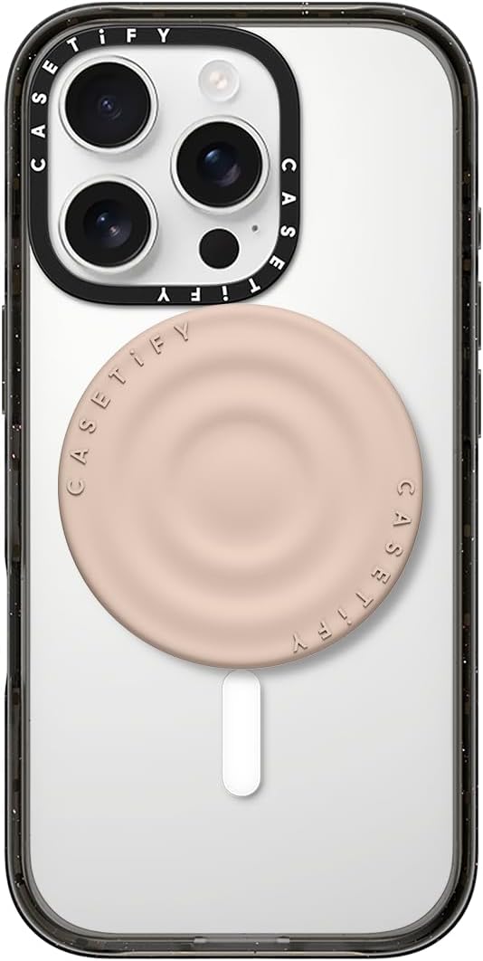 CASETiFY Snappy Ripple Grip Stand Compatible with Magsafe - Oat