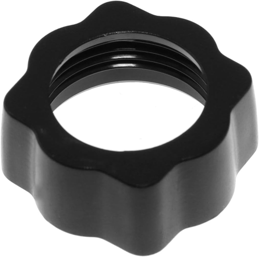 Maxmoral 10PCS Replacement Car Mount Bracket Fastening Nuts 17mm Ball Joint Fixed Adapter for Camera DVR Wireless Charger Car Vent Handle Kit Phone Mount Screw Head Black