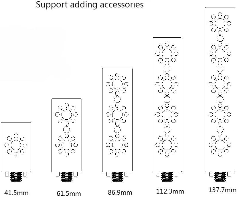Universal Arri Positioning Top Handle Fixture Handle, Suitable for Camera Rabbit Cage Video Equipment Gimbal Stabilizer (Black)