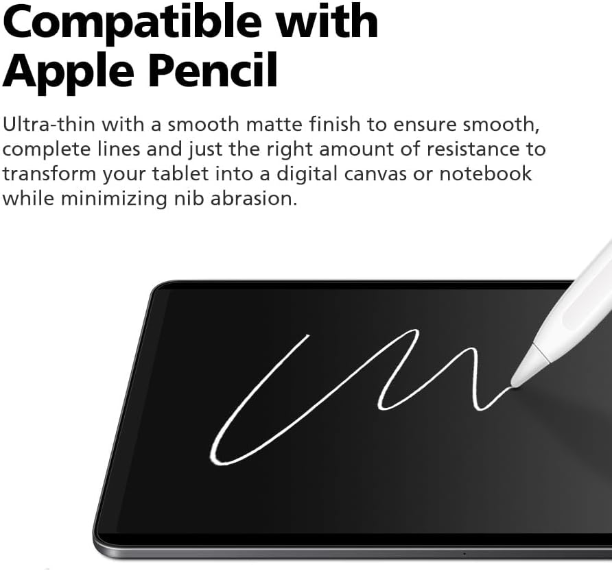 2-Pack Anti Glare Screen Protector with Blue Light Filter For iPad Pro 6th/5th/4th/3rd Gen 11 inch (2022&2021&2020&2018), Anti-Glare Matte PET Film, Anti-Fingerprint, High Touch Sensitivity, Easy Installation