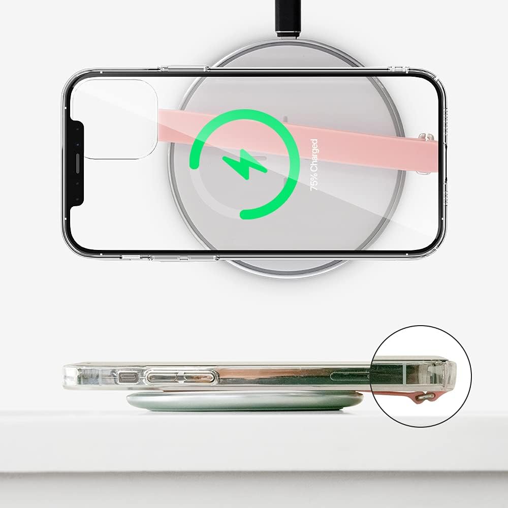 Sinjimoru C-Shaped Silicone Phone Grip, Cell Phone Strap With Clip for iPhone & Samsung Cases - Sinji Loop Clip Lavender 200