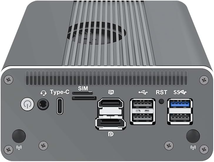 CWWK Intel Alder Lake N100(4C/4T Up to 3.4GHz)/N305(8C/8T Up to 3.8GHz) Dual SFP+10GbE Mini PC|4xIntel I226-V 2.5GbE |DDR5 Memory|PCI-E x4|HDMI+DP+Type-C (10 Gigabit N305, 8G RAM 128G SSD)
