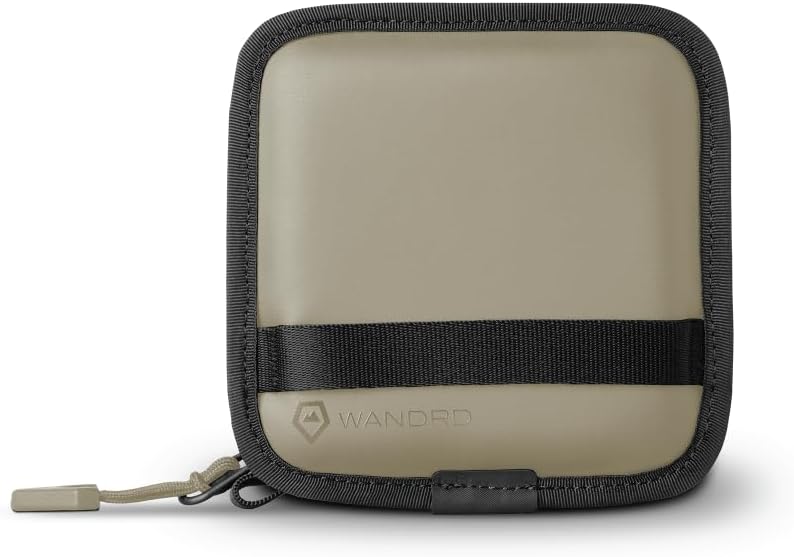 WANDRD Lens Filter Case - Store 4 Filters in Your Camera Backpack or Camera Case, Protect Photography Accessories from Scratches, Dust & Impact (Yuma Tan)