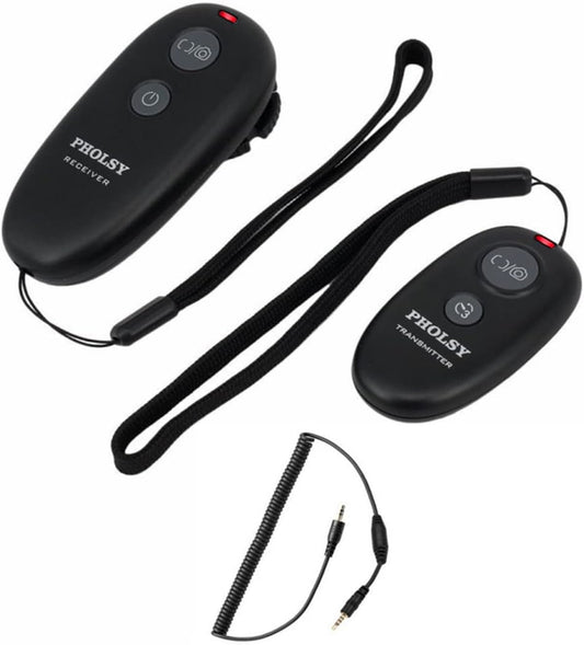 PHOLSY Camera Remote Shutter Release P6 Wireless Remote Control for Panasonic Lumix S5 S1 G95 G91 G90 FZ10002 G9 GH5 GH6 G85 G81 GX8 GX7 GH4 GH3 FZ2500 FZ2000 FZ1000 FZ300 FZ200 DMW-RSL1 RS2