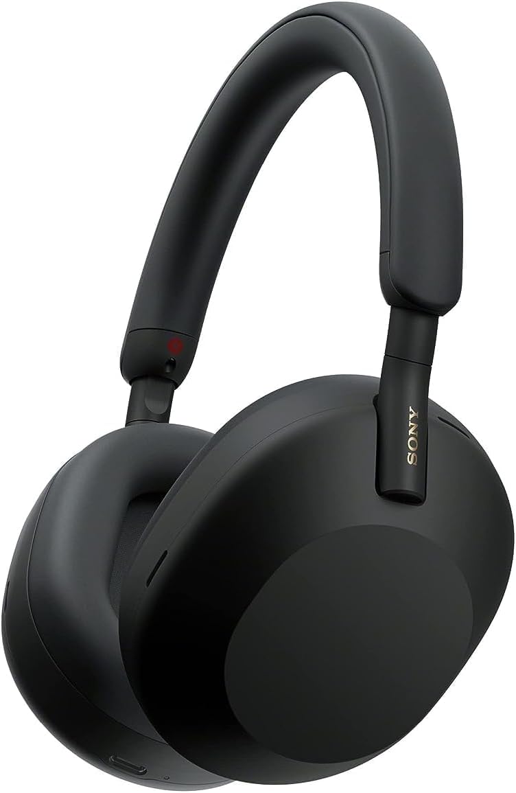 Sony WH-1000XM5 Premium Noise Canceling Headphones, Auto NC Optimizer, 30-Hour Battery, Alexa Voice Control, Black