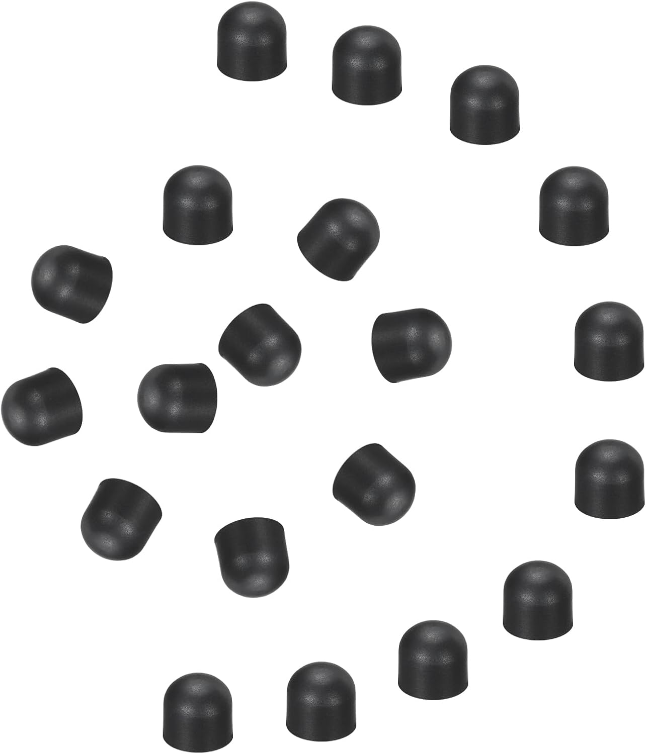 MECCANIXITY 40Pcs Replacement Stylus Pen Tips 7.5mm Conductive Capacitive Touch Screen Pens Tips Silicone Rubber, Black