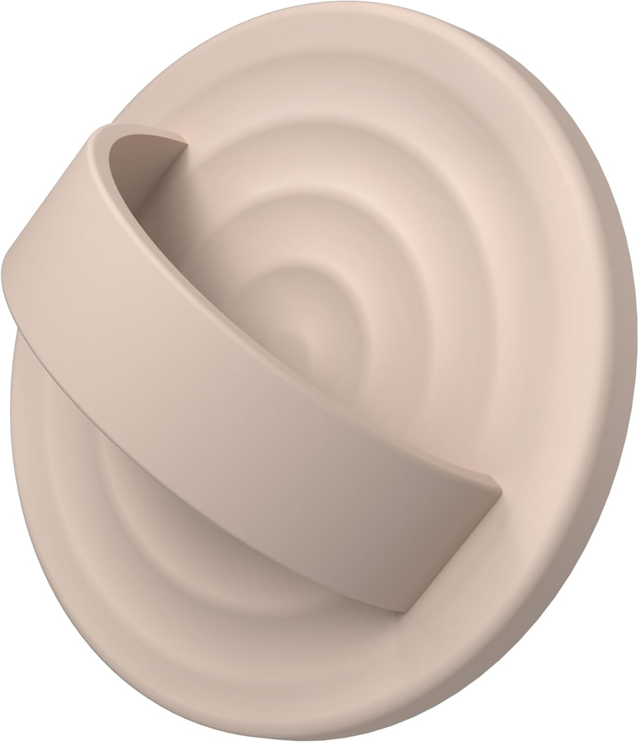 Magnetic Phone Ring Grip Holder, Silicone Finger Loop Grip, Compatible with MasSafe, Back of Phone for iPhone Pro Max/Plus/16/15/15/14/13/12 Series, Oat