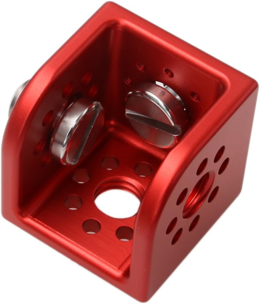 Block 3/8" Thread Bracket Lock Mounting Adapter Right Angle for ARRI Sony RED Camera Lens Motor Teradek Wireless Red