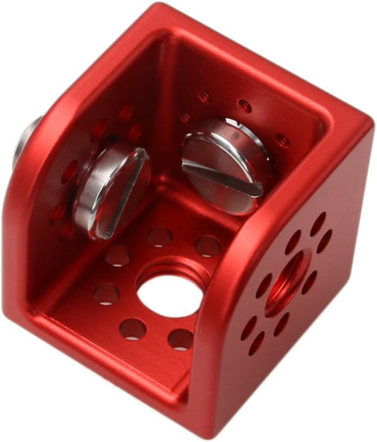 Block 3/8" Thread Bracket Lock Mounting Adapter Right Angle for ARRI Sony RED Camera Lens Motor Teradek Wireless Red