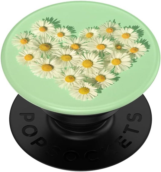 PopSockets Phone Grip with Expanding Kickstand, Adhesive Grip, Cute PopSockets - Daisy Lover