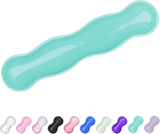 Gel Wrist Rest for Keyboard and Mouse, Wrist Rest for Keyboard, Mouse Wrist Support, Pain Relief, Cool Touch, Non-Skid, Keyboard Wrist pad