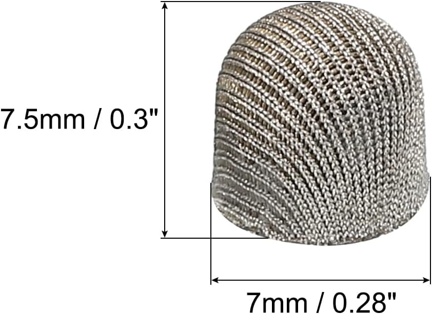 MECCANIXITY 6pcs 7mm Stylus Pen Fine Tips Conductive Fiber Capacitive Touch Screen Pens Tip Universal Replacement