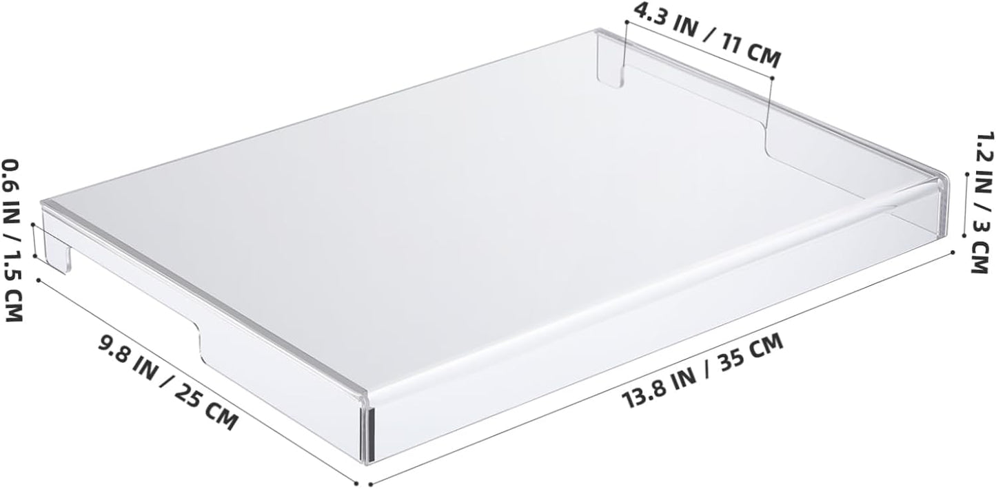 Transparent Acrylic Keyboard Cover - Waterproof and Dustproof Protector for Laptop and Desktop Keyboards Versatile Accessory