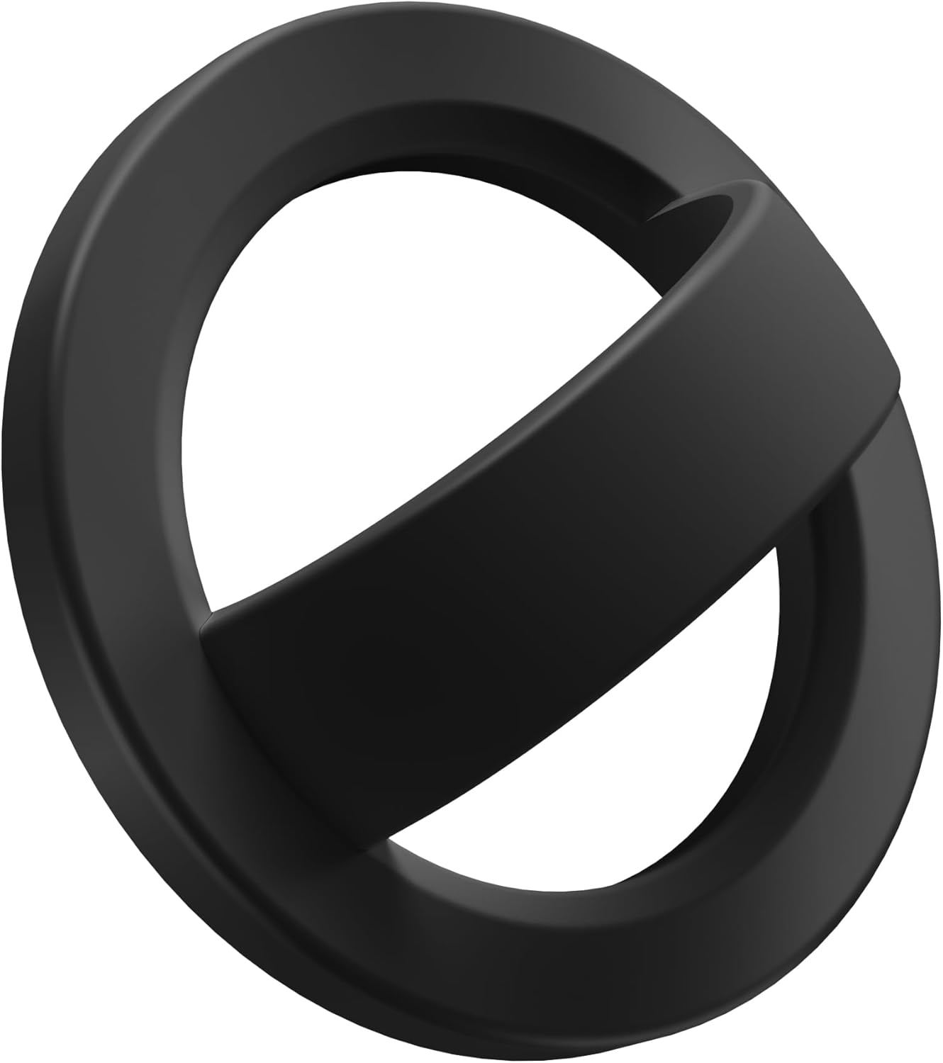 GONEZ Magnetic Phone Grip Compatible with MagSafe, Removable Silicone Loop Grip, Phone Ring Holder for Back of Phone for iPhone 16/15/14/13/12 Series, Black