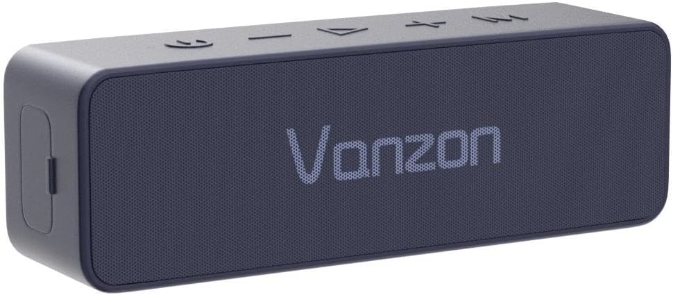 Vanzon Bluetooth Speakers V40 Portable Wireless Speaker V5.0 with 24W Loud Stereo Sound, TWS, 24H Playtime & IPX7 Waterproof, Suitable for Travel, Home&Outdoors