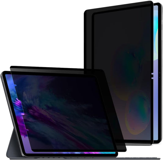 Magnetic 4-Way 360 Degree Privacy Screen Protector for Galaxy Tab S6 Lite 10.4 Inch, Removable Reusable Anti-Spy Anti-Glare Blue Light Filter, [Landscape and Portrait Mode][Supporting