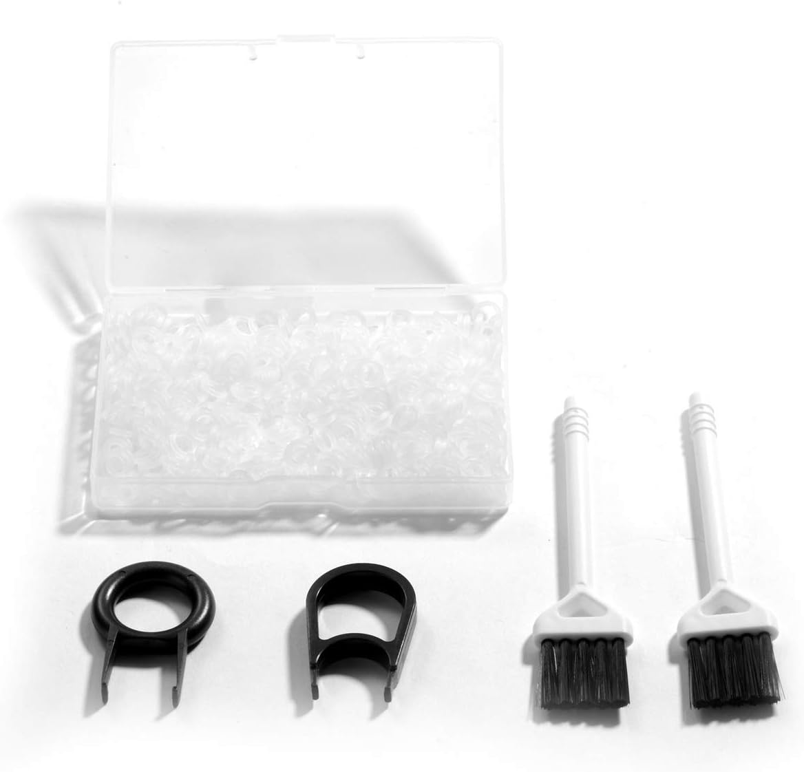 Silicone 500PCS 40A Clear Universal O-Ring Switch Dampeners Keycap Sealing Gasket Washer (Better Than Rubber) for Cherry MX Switch Keyboard and Mechanical Keyboard Keys Dampers