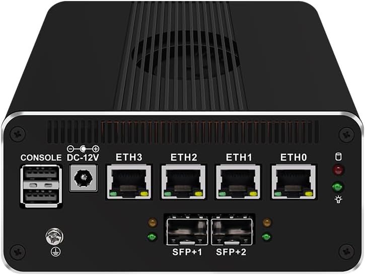 CWWK Intel Alder Lake N100(4C/4T Up to 3.4GHz)/N305(8C/8T Up to 3.8GHz) Dual SFP+10GbE Mini PC|4xIntel I226-V 2.5GbE |DDR5 Memory|PCI-E x4|HDMI+DP+Type-C (10 Gigabit N305, 8G RAM 128G SSD)