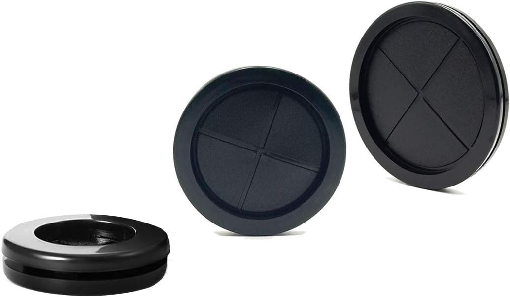 Rubber Grommet,2-1/8"ID 2-1/2"Drill Hole,Hole Grommets,Synthetic Rubber Grommets Wire Protection Firewall Hole Plug, Round