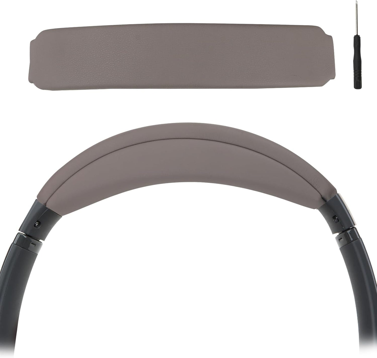 Headband Pad for Bose QuietComfort 45 QC45 QC35II QC35, Headband Cushion Cover with Protein Leather& Memory Foam (Sandstone)
