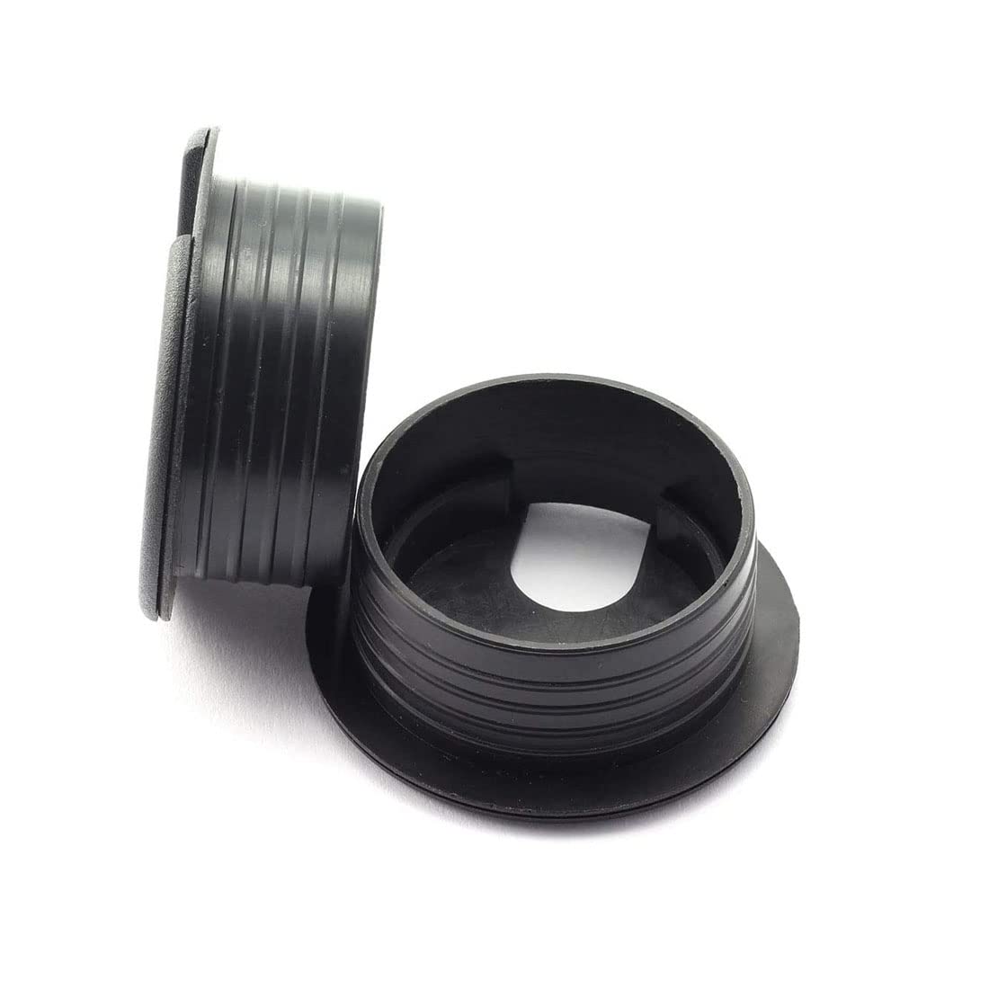 TuTuYa 10PCS Desk Grommet, Desk Grommet 1-3/8 Inch(35mm) Desk Cable Grommet Desk Cable Hole Covers with Hole Saw, Ideal Solution for Office and Home Table Cable (Black,1-3/8 Inch)