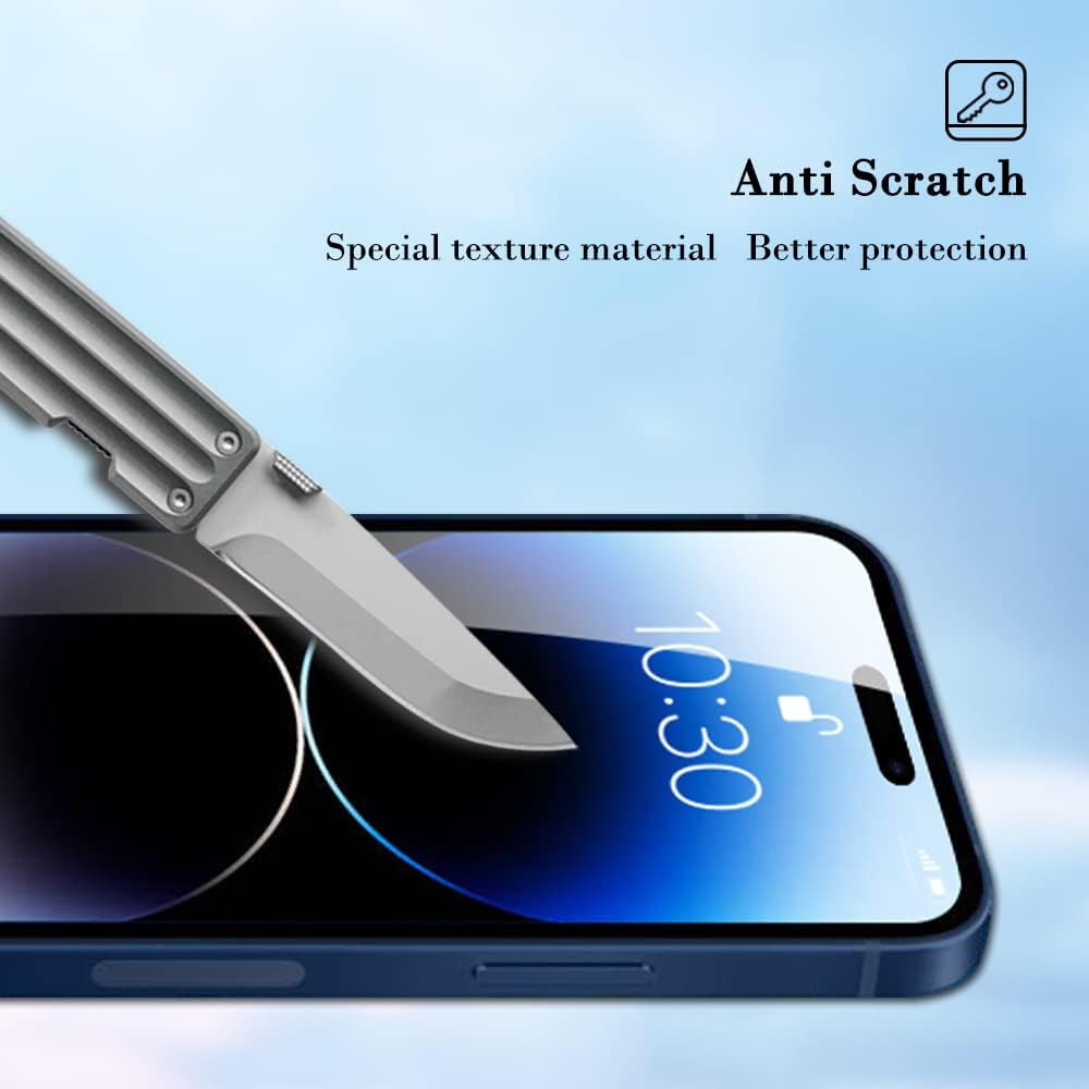 PERFECTSIGHT 2 Pack Compatible for iPhone 14 Pro Max Screen Protector 6.7 Inch, [ 6X Strogner ] HD Clear Premium Tempered Glass Case Friendly 9H Hardness Bubble Free Easy Installation