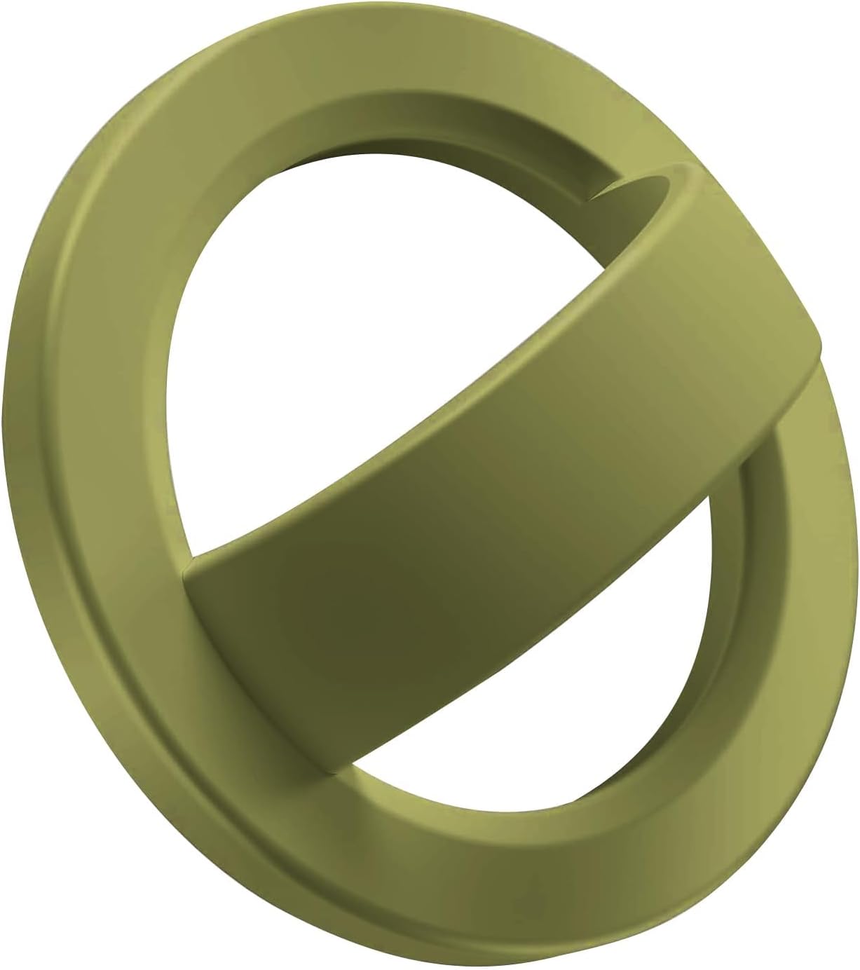 Magnetic Silicone Ring Grip Phone Holder, Loop Grip Phone Holder,Magnetic Phone Loop,Magsafe Phone Grip,Compatible with Magsafe for iPhone 16/15/14/13/12 Series (Wasabi Green)