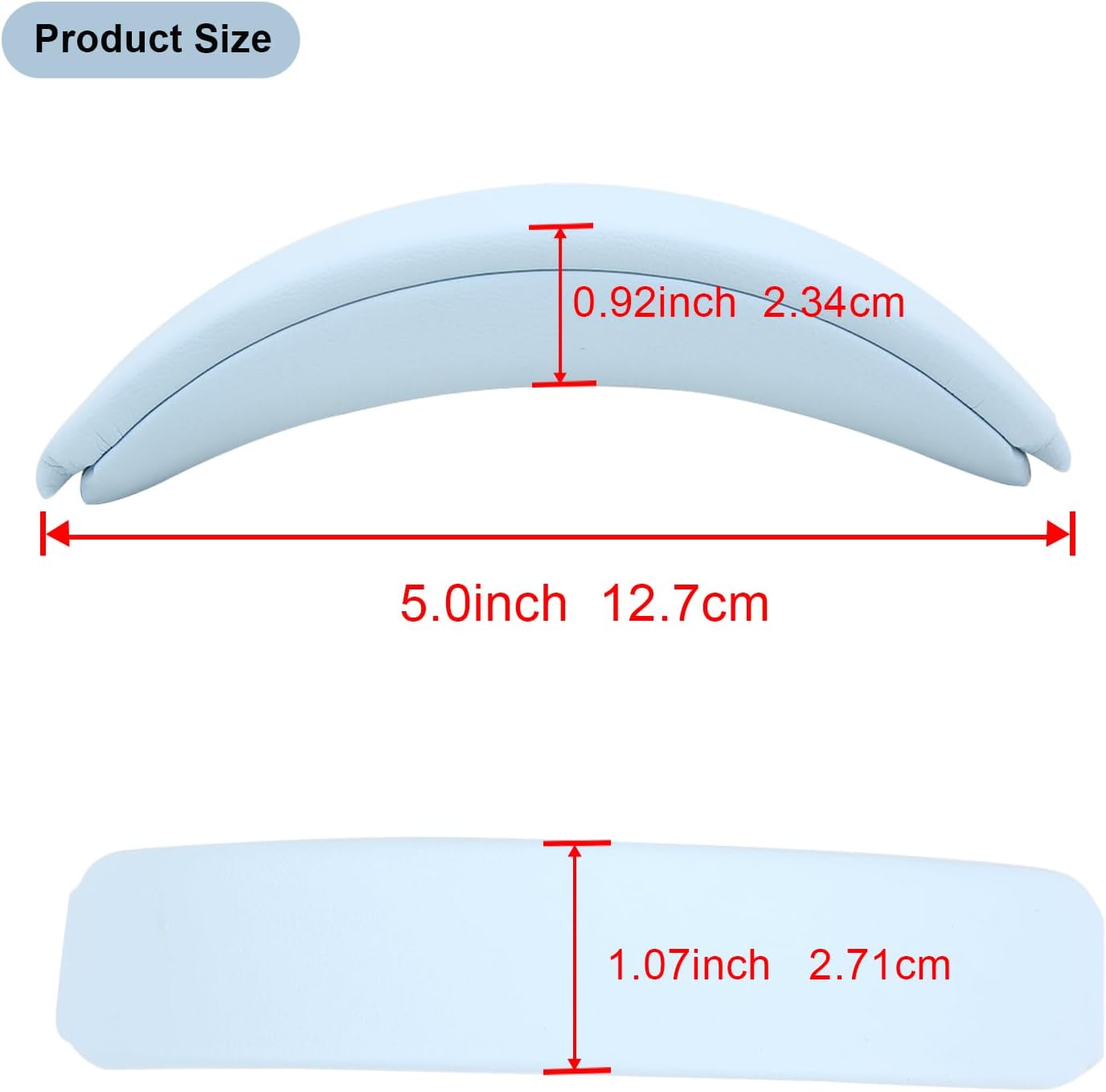 Replacement Headband Padding for Bose QuietComfort 45 (QC45) QC35 QC35 II Headphones (Sky Blue)