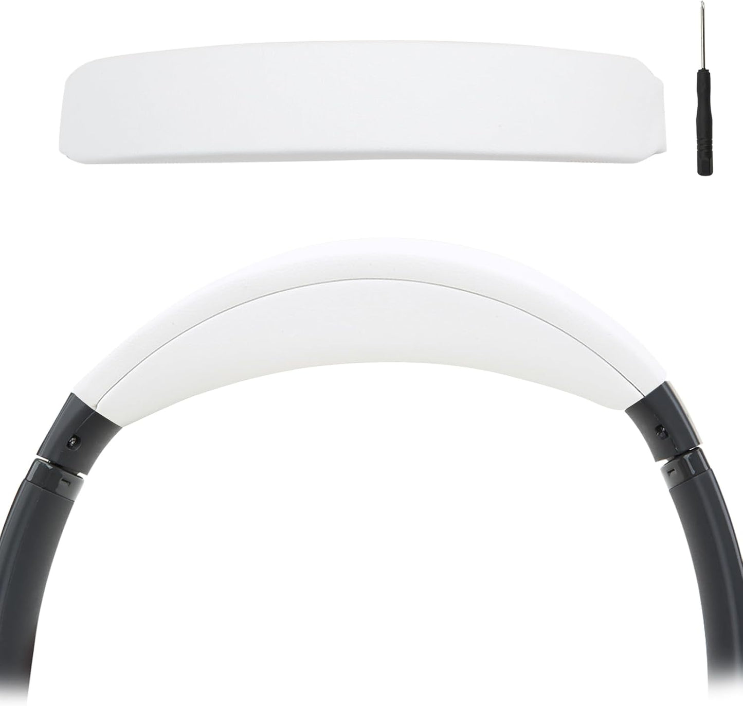 Replacement Headband Pad for Bose QuietComfort 45 (QC45) QC35 QC35 II Headphones (White)