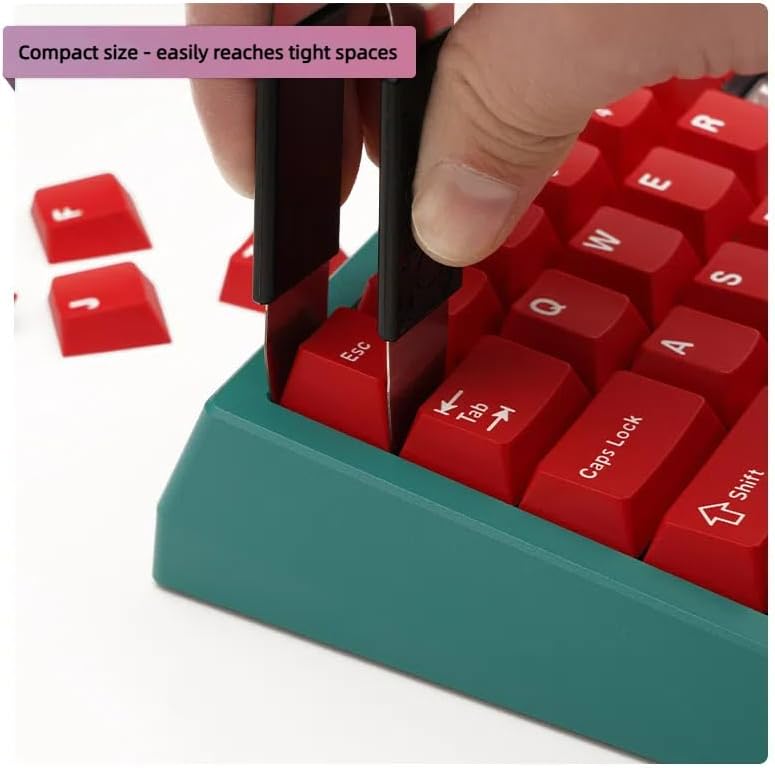 MELETRIX WS Keycap Puller, Metal Keycap Remover Key Cap Removal Tool for Mechanical Keyboard Removing Fixing Tools 1U Size (S)