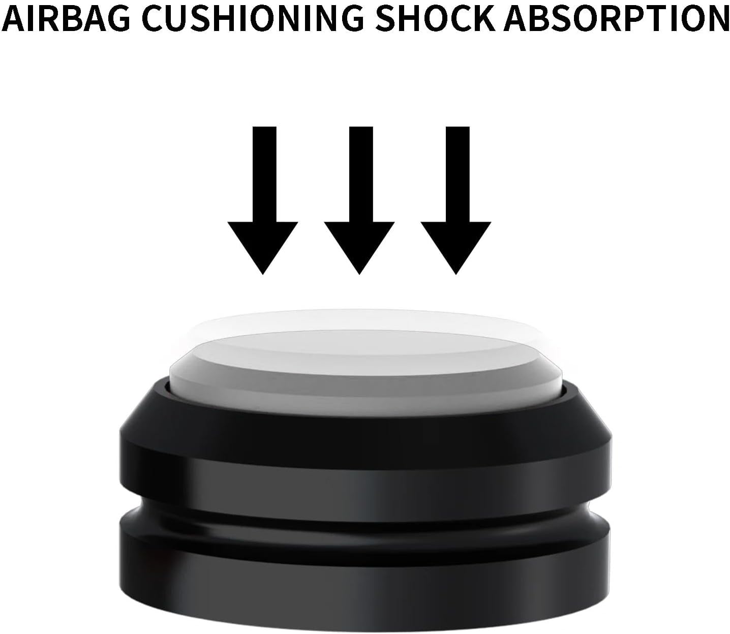 Preffair Audio Speaker Aluminum/Silicone Isolation Feet Turntable Damper Vibration Stopper Stand Absorption Shock Pad for Amplifier Preamp DAC Devices 4Pcs (Gray, 1.73"x1.18")