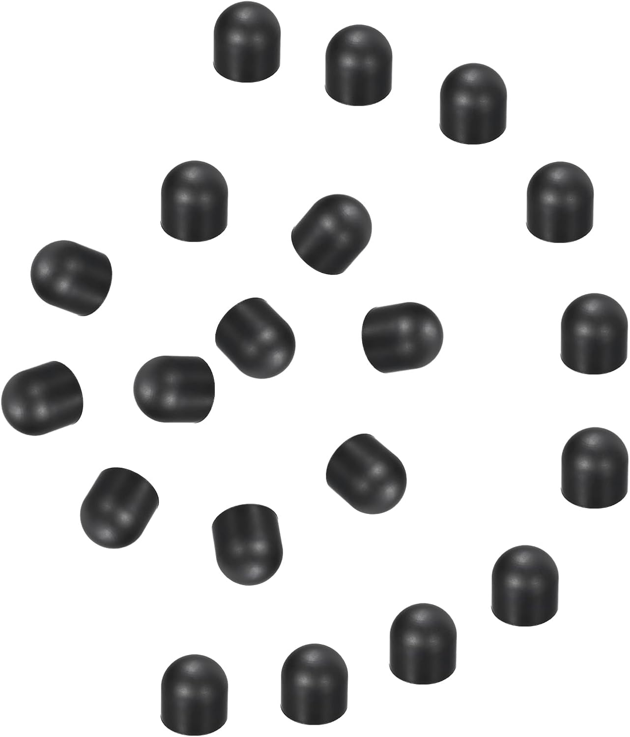 MECCANIXITY 40Pcs Replacement Stylus Pen Tips 10mm Conductive Capacitive Touch Screen Pens Tips Silicone Rubber, Black