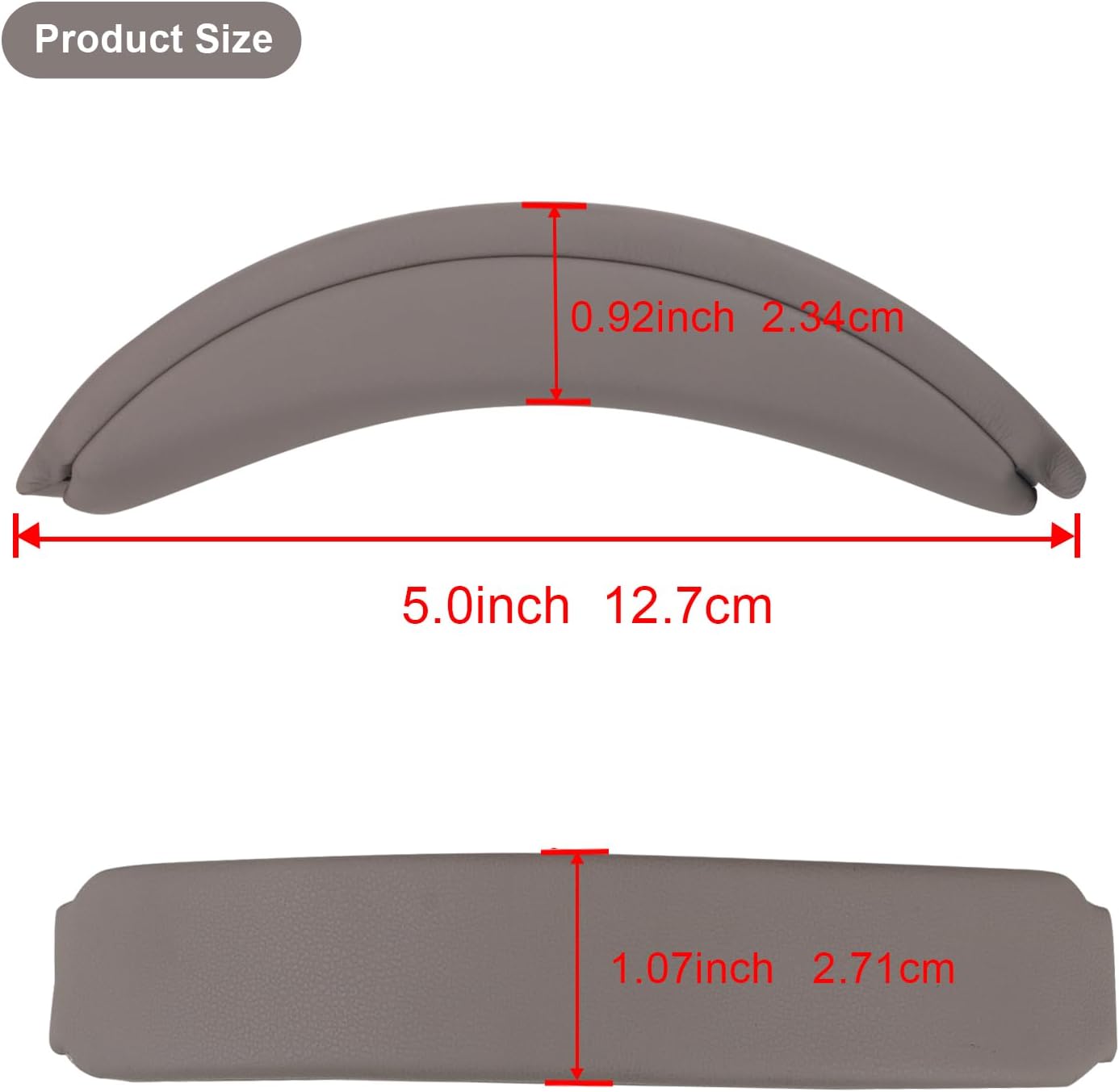 Headband Pad for Bose QuietComfort 45 QC45 QC35II QC35, Headband Cushion Cover with Protein Leather& Memory Foam (Sandstone)