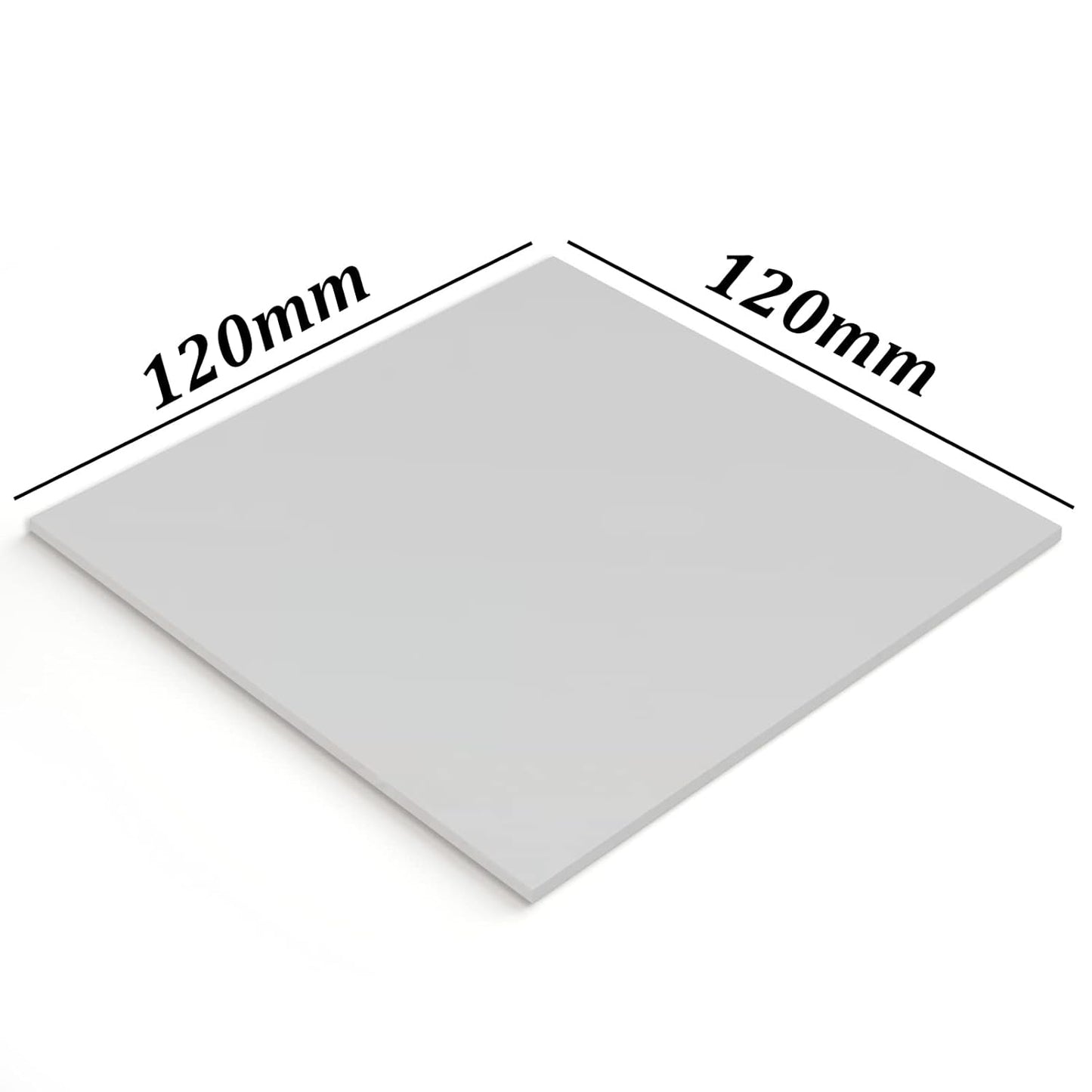 Thermal Pad 14.8 W/mK, 120x120x0.5mm, Non Conductive Heat Resistance High Temperature Resistance, Silicone Thermal Pads for Laptop Heatsink GPU CPU LED Cooler (0.5mm)