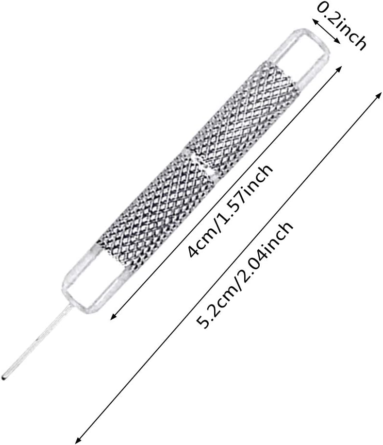 7Pcs SIM Card Removal Openning Tool Tray Eject Pins Needle Opener Ejector Compatible with All iPhone Apple iPad HTC Samsung Galaxy Cell Phone Smartphone Watchchain Link Remover (7Styles)