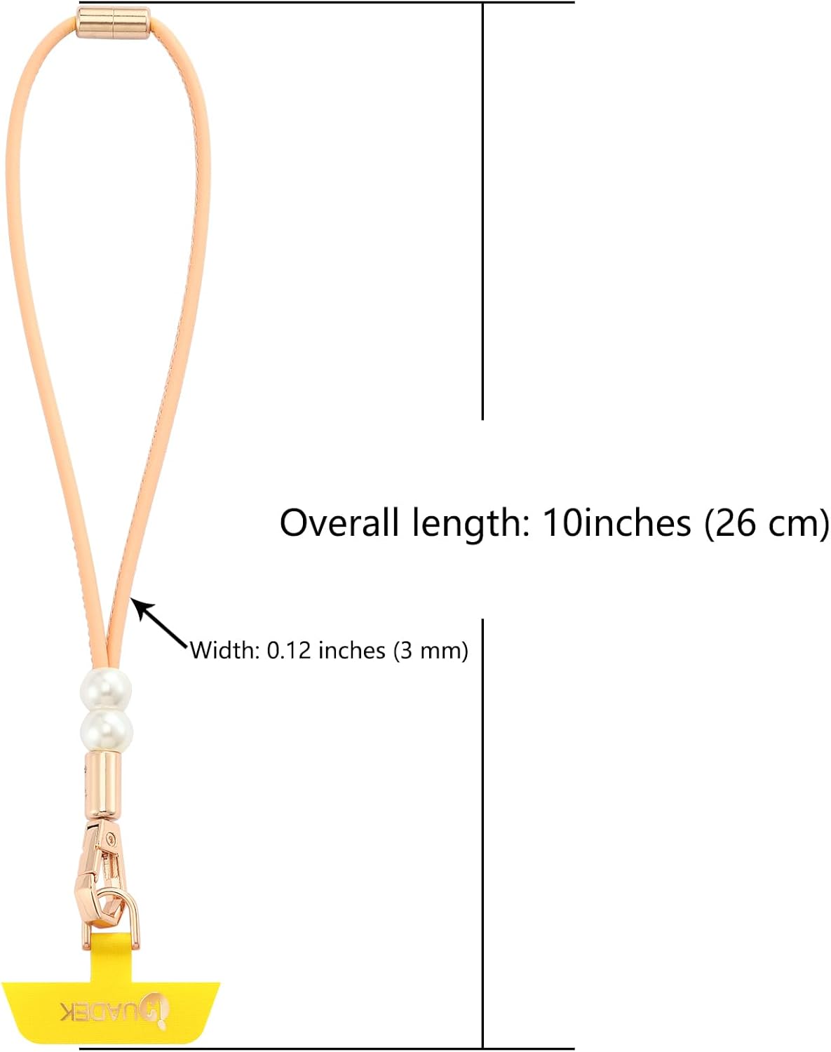 Vachetta Leather wristlet strap Phone Charm [Hands-Free Phone Wrist Strap]