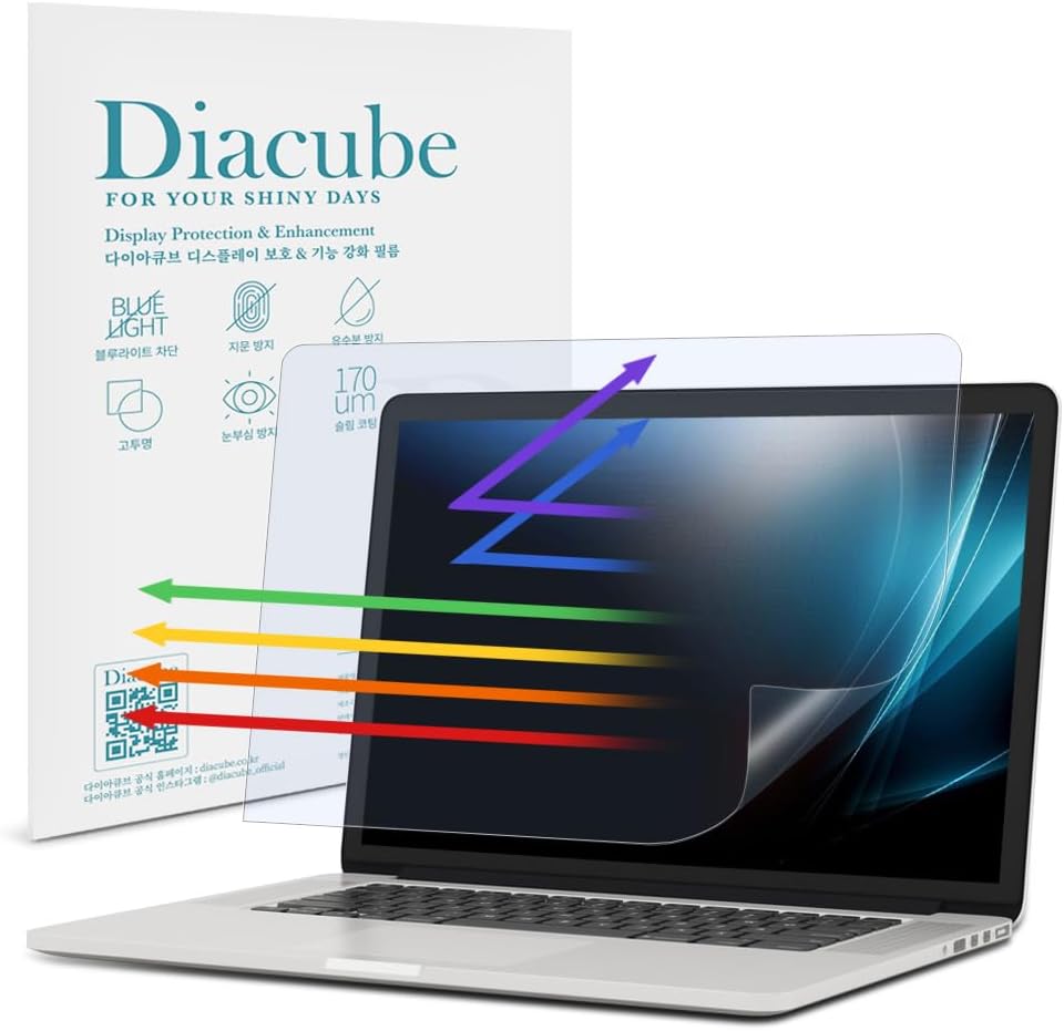 Anti Blue Light Matte Screen Protector for MacBook Pro 15" (2017-2019) | Anti-Glare | Reducing Eye Fatigue with Blue Light Blocking Filter