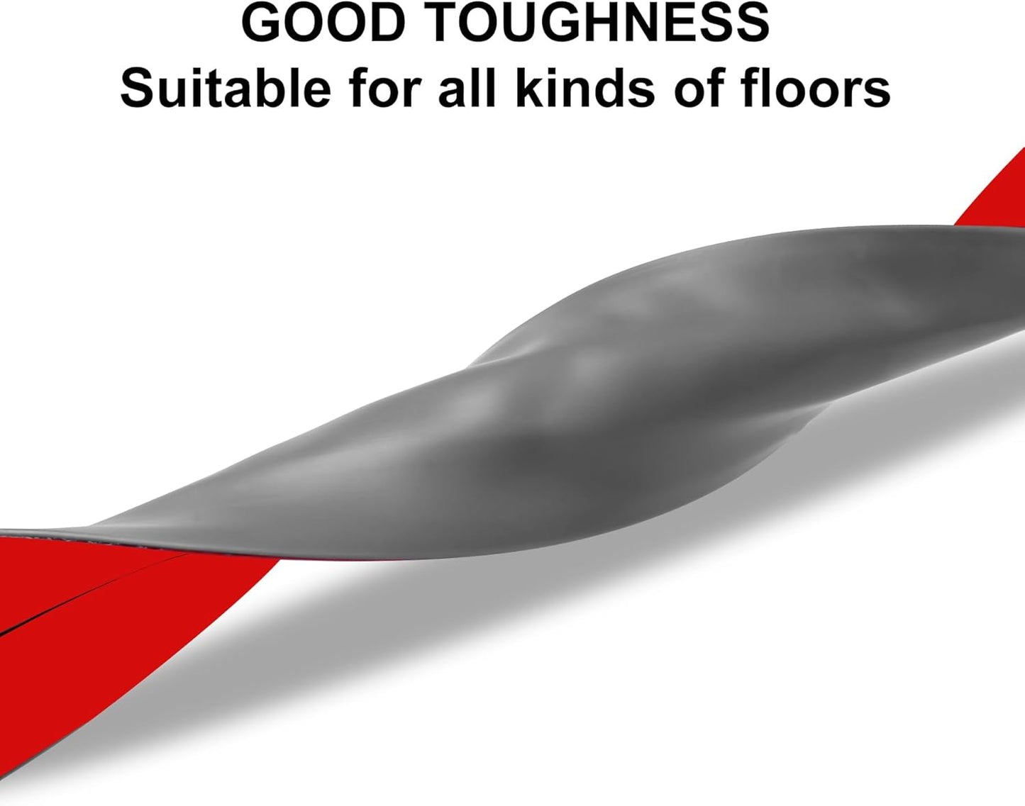 20Ft Floor Cord Cover Gray Silicone Cable Protector Easy to Install Wire Organizer and Hider for Home, Office, Garage (Gray-6m)