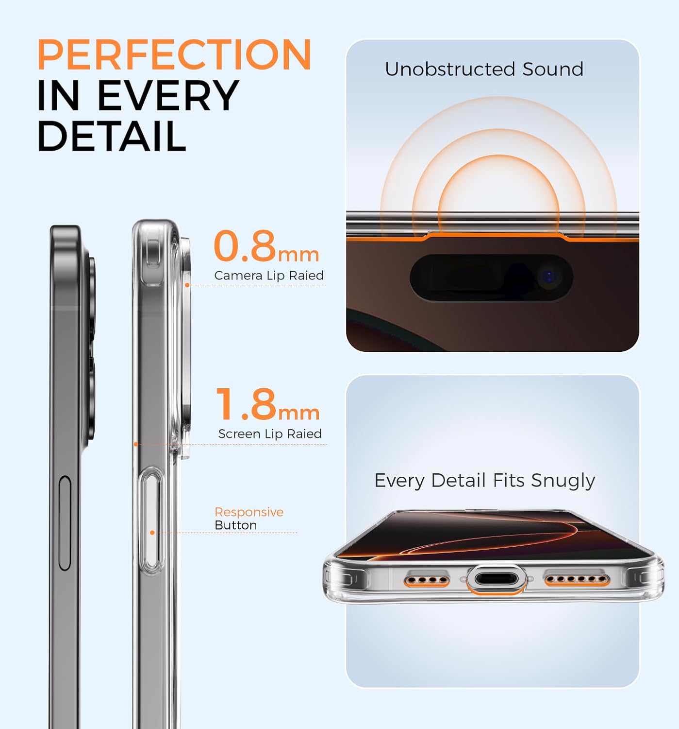 MAGIC JOHN for iPhone 15 Pro Max Case 360° Rotatable Magnetic Invisible Stand, Fit for MagSafe 15 Pro Max Phone Case, 16FT Military Grade Shockproof for iPhone 15 Pro Max Case with Kickstand, Clear