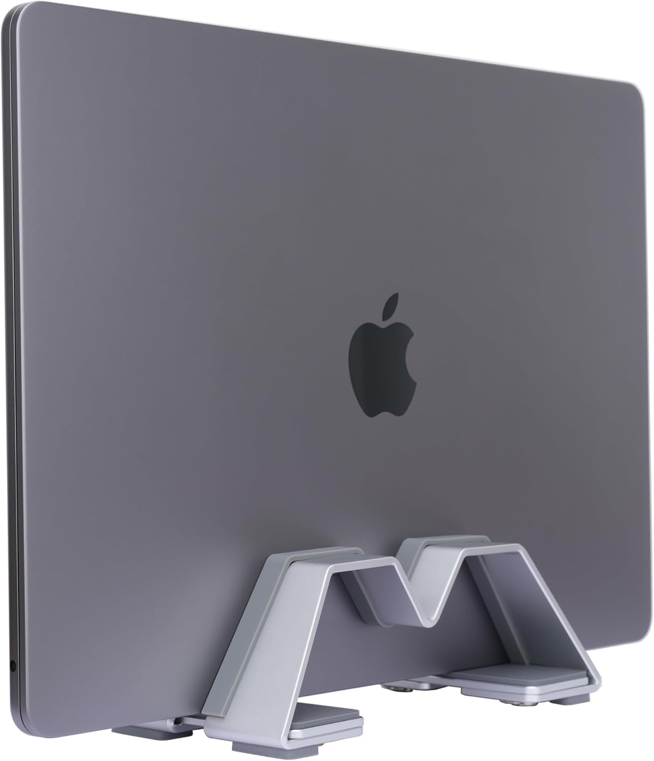 Adjustable Vertical Laptop Stand - Aluminum, Universal Fit for All Laptops (10-30mm Thickness) - Fashion Design, Adjustable Width, Anti-Slip & Scratch-Resistant, Patented Design