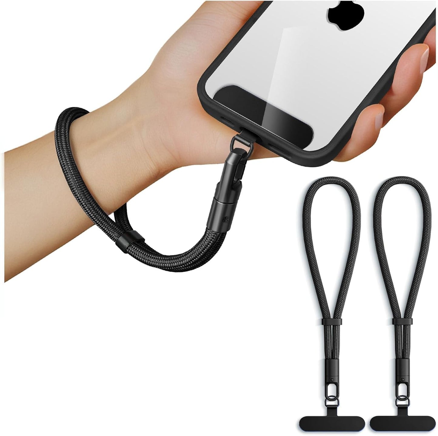 Camera Wrist Strap, Phone Wrist Strap for iPhone Case Camera, Anti Theft Strap Lanyard with 360° Rotating Hook, Wristlet Hand Strap for Phone Chain Charm